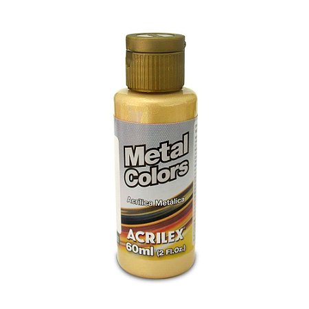 Tinta Acrílica Metal Colors Acrilex 60 ml Ouro - 532