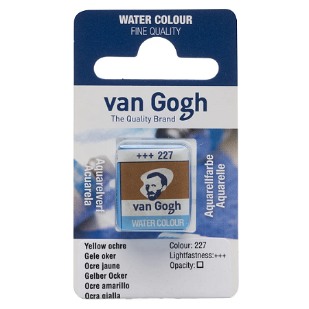 Aquarela em Pastilha Van Gogh - Yellow Ochre (227)