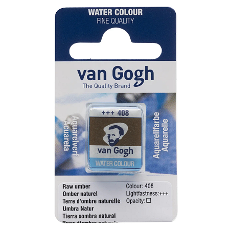 Aquarela em Pastilha Van Gogh - Raw Umber (408)