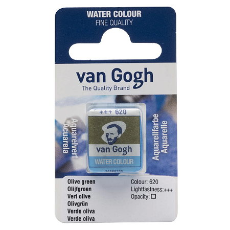 Aquarela em Pastilha Van Gogh - Olive Green (620)