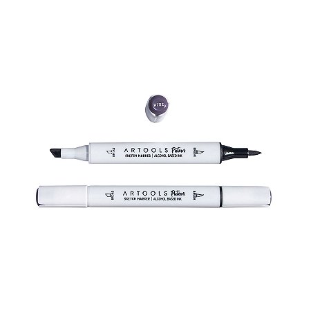 Caneta Marcador à Base de Álcool Sketch Ponta Dupla Pictom Artools - R752 (Roxo)