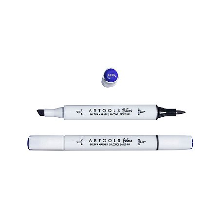 Caneta Marcador à Base de Álcool Sketch Ponta Dupla Pictom Artools - R839 (Roxo)