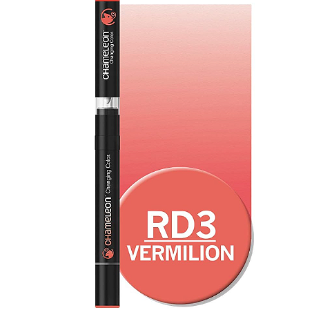 Caneta Marcador Permanente Chameleon (RD3) Vermilion