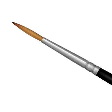 Pincel Tigre 302 Tam 0 Redondo Liner Filete Pêlo de Marta Weasel