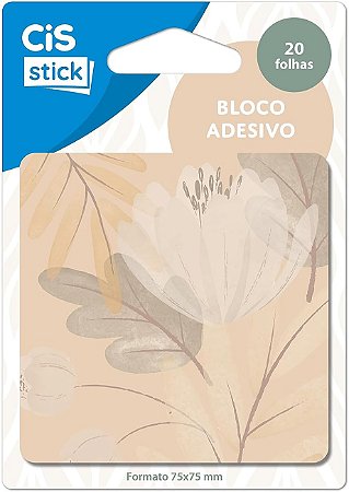 Bloco Adesivo CiS Stick ST0501 75mm x 75mm - 20 Folhas