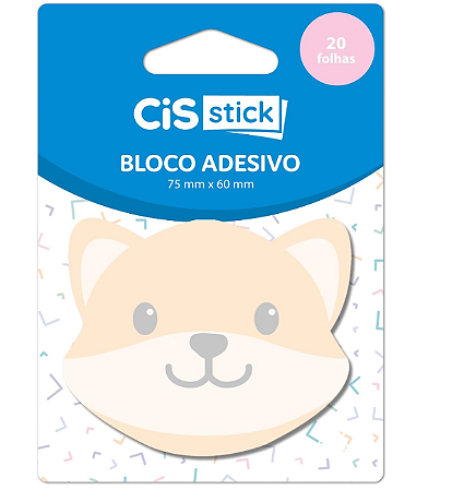 Bloco Adesivo CiS Stick ST0410 75mm x 60mm - 20 Folhas