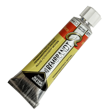 Tinta Aquarela Rembrandt 10ml Série 2 - Permanent Red Medium (377)