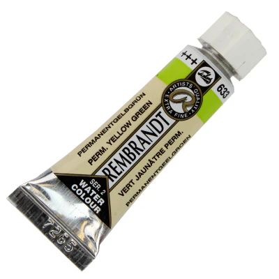 Tinta Aquarela Rembrandt 10ml Série 2 - Verde Amarelado Permanente (633)