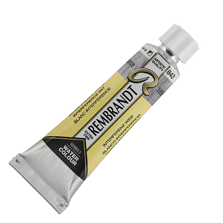 Tinta Aquarela Rembrandt 10ml Série 3 - Interference White (843)