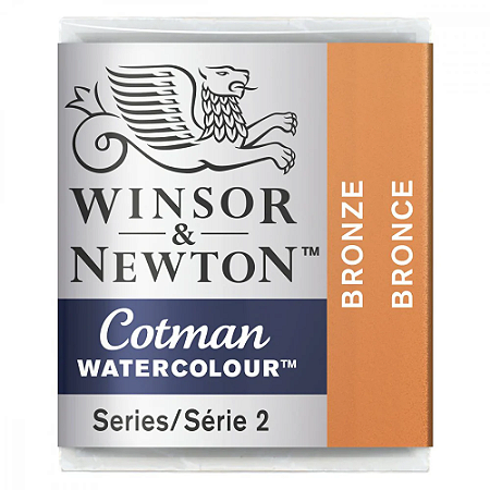 Tinta Aquarela em Pastilha Cotman Winsor & Newton - Bronze (058)