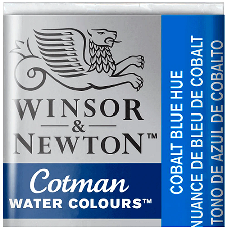Tinta Aquarela em Pastilha Cotman Winsor & Newton - Cobalt Blue Hue (179)
