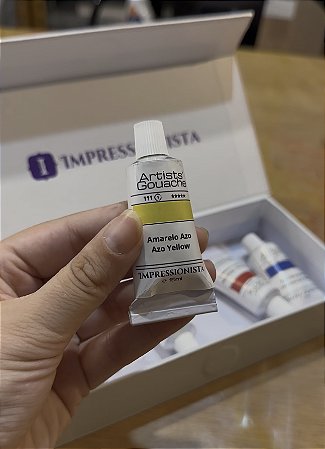 Estojo Magnético CJ06 Tinta Guache Artesanal Impressionista Edição Limitada