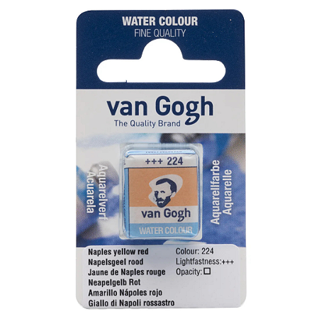 Aquarela em Pastilha Van Gogh - Naples Yellow Red (224)