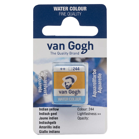 Aquarela em Pastilha Van Gogh - Indian Yellow (244)
