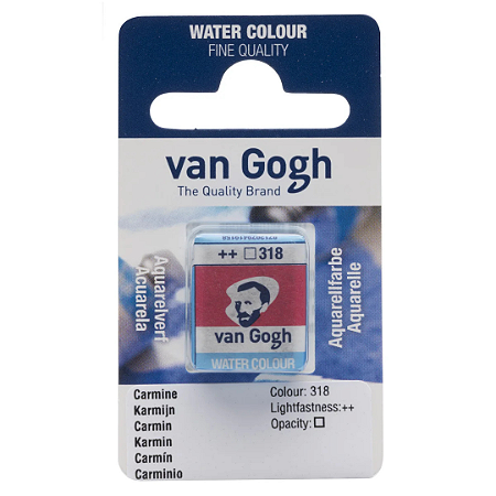 Aquarela em Pastilha Van Gogh - Carmine (318)