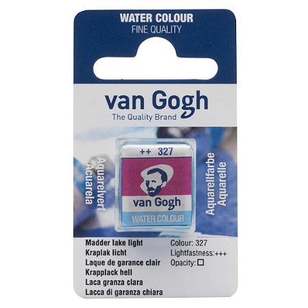 Aquarela em Pastilha Van Gogh - Madder Lake Light (327)