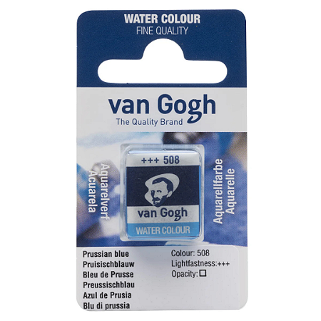 Aquarela em Pastilha Van Gogh - Prussian Blue (508)