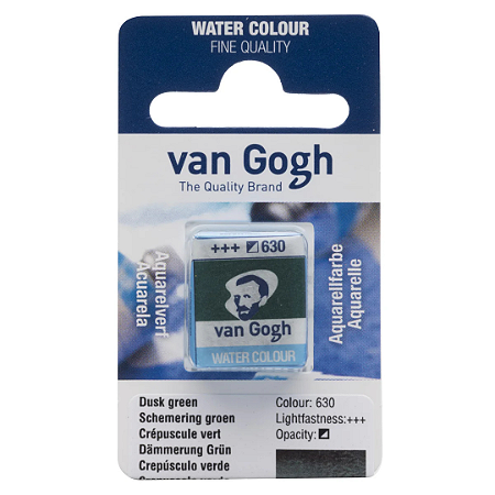 Aquarela em Pastilha Van Gogh - Dusk Green (630)