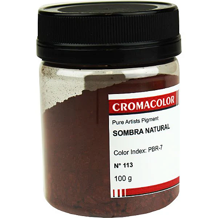 Pigmento Artistico Puro Cromacolor 100g - Sombra Natural (113)