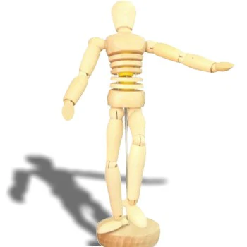 Manequim Articulado 20 Cm Torso Flexível - Masculino