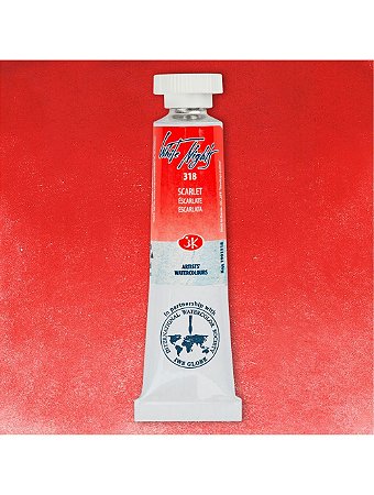 Tinta Aquarela em Tubo White Nights - Scarlet (318)