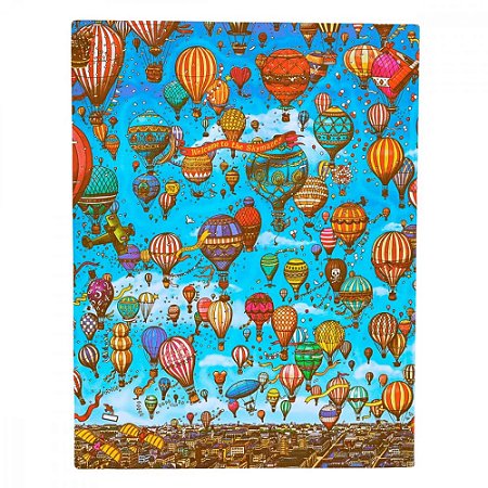 Caderno de Capa Flexis Pautado Ultra Paperblanks - Balloon Festival