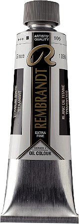 Tinta Oleo Rembrandt 150ml Branco Titanio 105
