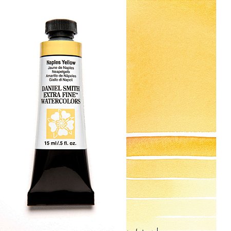 Aquarela em Tubo Extra Fine Daniel Smith 5mL - Naples Yellow (058)