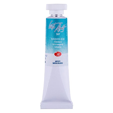 Tinta Aquarela em Tubo White Nights - Turquoise Blue (507)