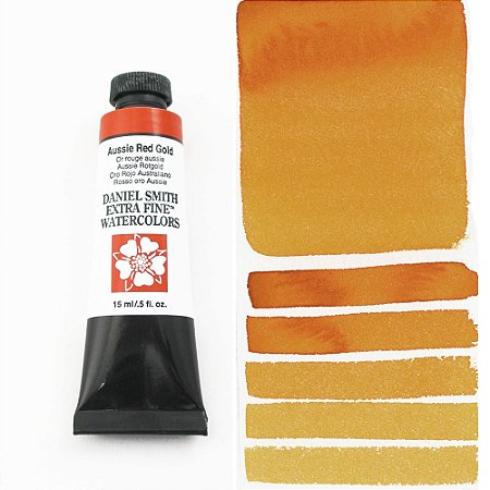 Aquarela em Tubo Extra Fine Daniel Smith 5mL - Aussie Red Gold (234)