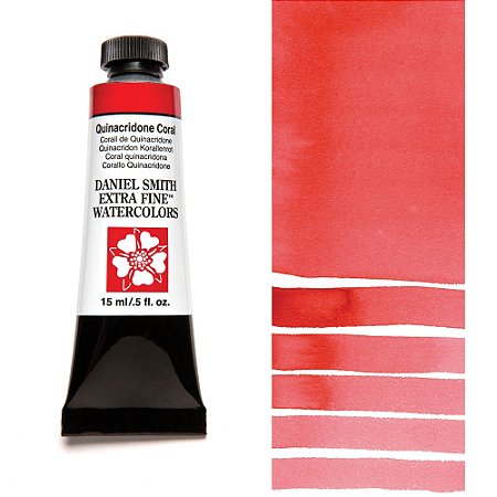 Aquarela em Tubo Extra Fine Daniel Smith 5mL - Quinacridone Coral (088)