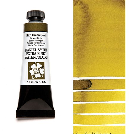 Aquarela em Tubo Extra Fine Daniel Smith 5mL - Rich Green Gold (099)