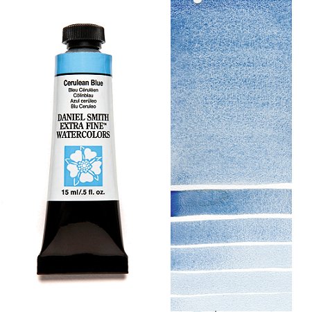 Aquarela em Tubo Extra Fine Daniel Smith 5mL - Cerulean Blue (206)