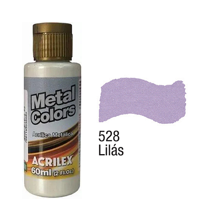 Tinta Acrílica Metal Colors Acrilex 60ml - Lilás (528)