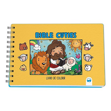 Livro com Ilustrações para Colorir com Capa Dura - Bible Cuties