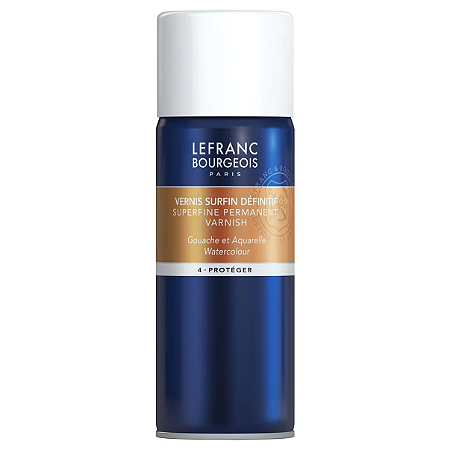Verniz Spray para Aquarela e Guache Lefranc & Bourgeois 400mL