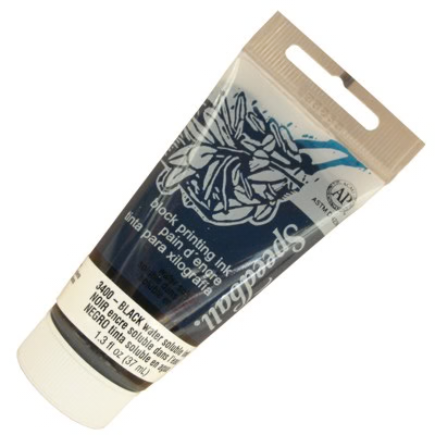 Tinta de Xilogravura SpeedBall 37mL - Preta (3400)