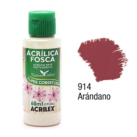 Tinta Acrílica Fosca Acrilex 60mL - Arándano (914)