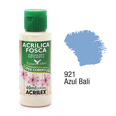 Tinta Acrílica Fosca Acrilex 60mL - Azul Bali (921)