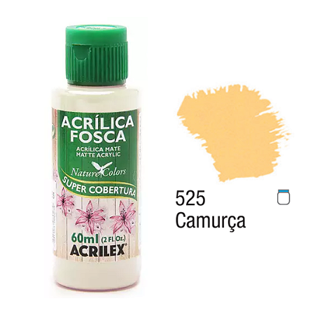 Tinta Acrílica Fosca Acrilex 60mL - Camurça (525)