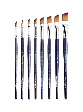 TINTORETTO | SÉRIE 457/2 - PINCEL CHATO ANGULAR (BRONZE SINTÉTICA) | TAMANHO 2 (457/2)