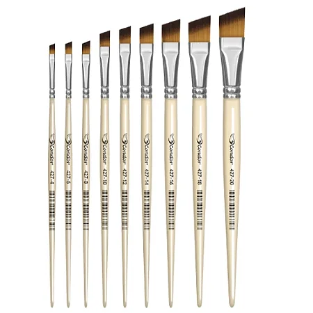 Kit Pincel Condor 427 Chanfrado - Todos os Tamanhos