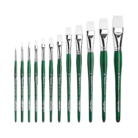 TINTORETTO | SÉRIE 208/0 - PINCEL CHATO (PÉROLA SINTÉTICA) | TAMANHO 0 (208/0)