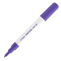 Caneta Marcador Pilot Pintor - 0.7mm EF Roxo Tinta Acrilica