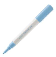 Caneta Marcador Pilot Pintor - 0.7mm EF Azul Pastel Tinta Acrilica