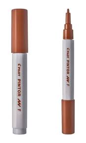 Caneta Marcador Pilot Pintor - 1.0mm F Marrom Tinta Acrilica