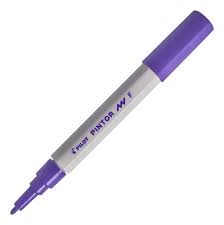 Caneta Marcador Pilot Pintor - 1.0mm F Roxo Tinta Acrilica