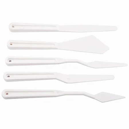 Espátulas de Plástico para Pintura Sinoart - 5 Unidades