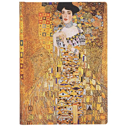 Caderno Capa Dura Midi Pautado Paperblanks - Klimt's Portrait Of Adele