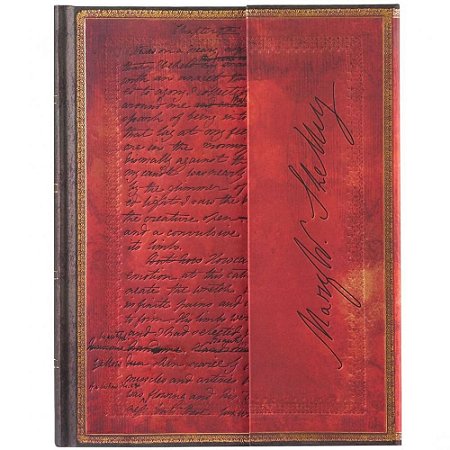 Caderno de Capa Dura Pautado Ultra Paperblanks - Mary Sheiley (Frankenstein)